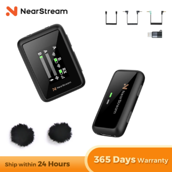 1005008849861681-Microfone Lavalier Sem Fio Nearstream