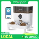 1005009571283565-Newpet Alimentador Automático Wifi para Cães e Gatos 5L