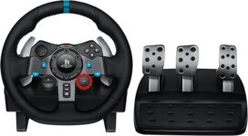 B017RBNOI4-Volante Logitech G29 Driving Force com Pedais e Force Feedback
