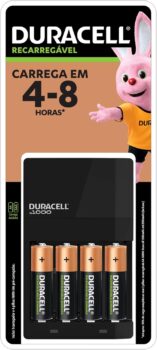 B07X4JG2G4-DURACELL Carregador de Pilhas Recarregáveis AA e AAA Com 4