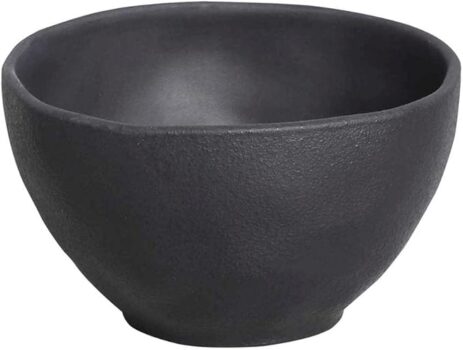 B083KS78X4-Porto Brasil Conjunto com 6 Bowls Orgânico Preto Matte 558ml