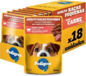 B0BSGM4DQP-Pedigree Sachê Carne ao Molho para Cães Adultos Pequenas Raças - 18 Unidades