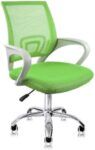 B0C6N1JT24-Cadeira de Escritório Fortt Lisboa com Rodinhas e Base Cromada