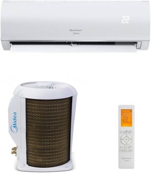 B0CNHTWGXG-Ar Condicionado Split Hi Wall Springer Midea Airvolution 18.000 Btus Frio 220v R-32