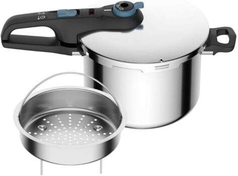 B0CS6WYN66-Panela de Pressão Rochedo Inox 6L com Cesta Vapor