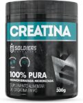 B0CTCY58H3-Creatina Monohidratada Pote 300g - 100% Pura Importada Soldiers Nutrition