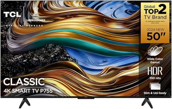 B0D4MMMXFT-TCL P755 50 4K Smart TV Google
