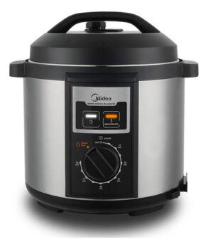 MLB3722635268-Panela de Pressão Elétrica 6L Mecânica Inox Midea