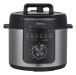 MLB3948125943-Panela de Pressão Mecânica Preta e Inox 4L Midea
