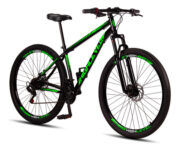MLB4280749862-Bicicleta Aro 29 Aço Carbono KSVJ Freios a Disco Suspensão 21 Velocidades