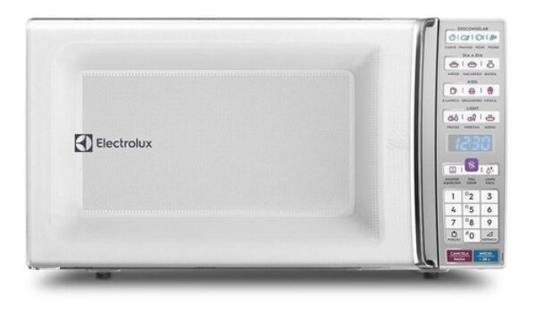 MLB8742310-Micro-ondas Electrolux Branco 34L com Função Tira Odor e Manter Aquecido MEO44
