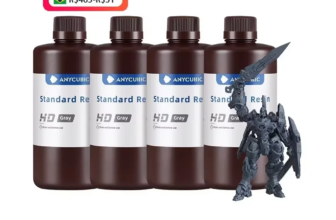 1005003902954691-Resina  Anycubic 4kg HD Gray