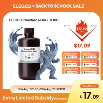 1005005039133234-Elegoo Resina Fotopolímero Standard 2.0