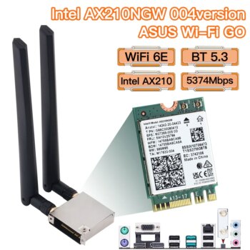 1005005217899767-Intel AX210 WiFi 6E Bluetooth 5.3