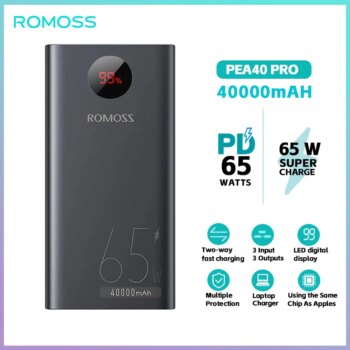 1005005792147705-Romoss Power Bank 40.000mAh 65W