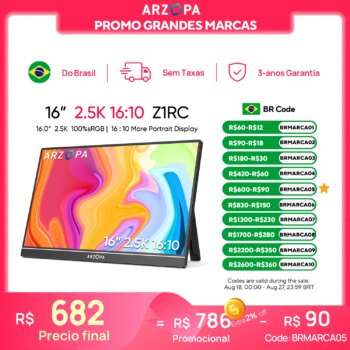 1005006625740661-Monitor Portátil ARZOPA Z1C 16" 2.5k 100% sRGB