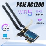 1005008095538043-WIFI PCIEXPRESS AC1200 + Bluetooth 4.0 Fenvi