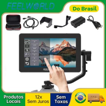 1005008409476044-FEELWORLD Monitor de Campo Tela Toque HDR LUT Full HD 1920x1080