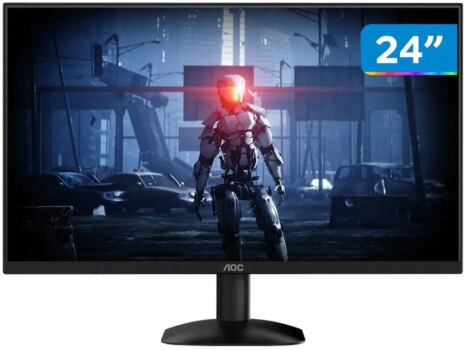 1005008455017187-AOC Monitor 24B35HM2 FHD 24" 100Hz 1ms HDMI VGA