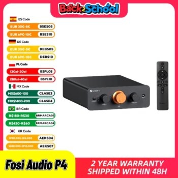 1005008505365346-Fosi Audio P4 Pré-amplificador HiFi