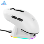 1005009117876131-SOLAKAKA SM820 Tri-mode Mouse Sem Fio Magnético Recarregável Dock RGB PAW3311 24000DPI Ultra-leve
