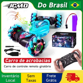 1005009507030039-Carro Acrobático RC 4WD Rotativo 360°
