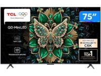 240162800-Smart TV 75" TCL 4K UHD MiniLED 75C6K 144Hz Google TV