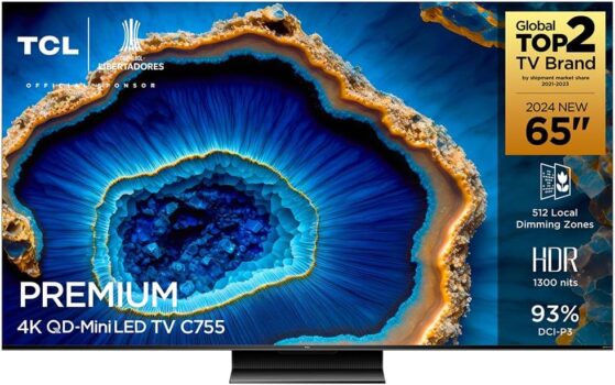 B0D4MNYC1V-TCL Premium 4K QD-Mini LED TV C755 Google TV Dolby Vision IQ