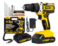 MLB-30144703-Parafusadeira Furadeira de Impacto The Black Tools Profissional TB-21PX com 2 Baterias e Maleta 60Hz