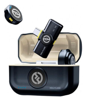 MLB-38650886-Hollyland Lark M2 Duo Microfone Sem Fio USB-C Preto