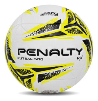 MLB22341158-Bola De Futsal Rx 500 Xxiii Cor Branco Amarelo E Preto Penalty