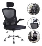 MLB3340461267-Cadeira de Escritório Ergonômica com Ajuste Lombar e Apoio de Cabeça