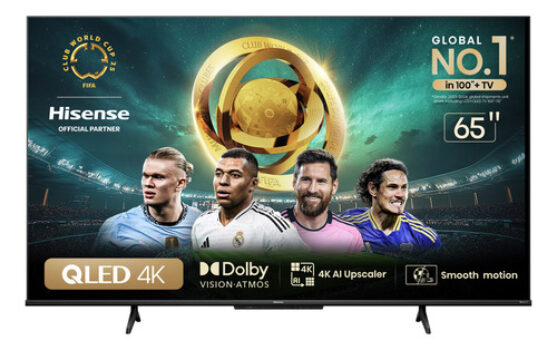 MLB44923602-Hisense Smart TV QLED 65Q6N 65" UHD Google HDR10+ Dolby Atmos
