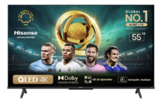 MLB48947409-Hisense Smart TV UHD 4K QLED 55" Google TV