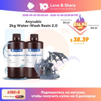 1005004067477826-Anycubic Resina Lavável  1Kg