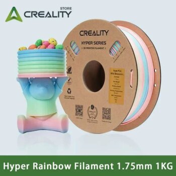 1005007524772250-Creality Hyper PLA Arco-Íris 1.75mm Precisão 0.03mm 1KG