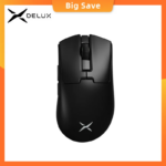 1005008313924182-Delux M900mini PRO Mouse Gamer Sem Fio Ultraleve 40g PAW3395