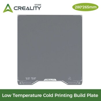 1005009384461220-Creality Placa de Construção Fria para Impressão 3D 280x265mm