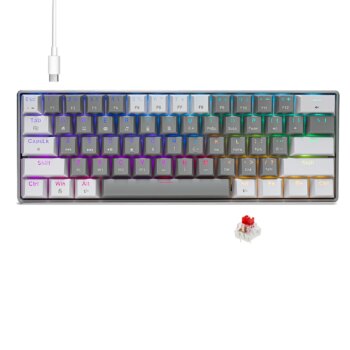 1005009735584314-Teclado Mecânico HUO JI 60% RGB