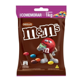23596296962-M&m's Chocolate Leite Comemorar 1kg