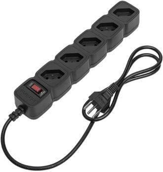 B08BKZCHGM-Intelbras EPE 205 Protetor Eletrônico 5 Tomadas Preto
