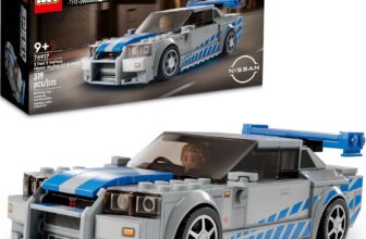 B0BBXZ7S5N-LEGO Speed Champions Nissan Skyline GT-R (R34) Fast & Furious 319 Peças