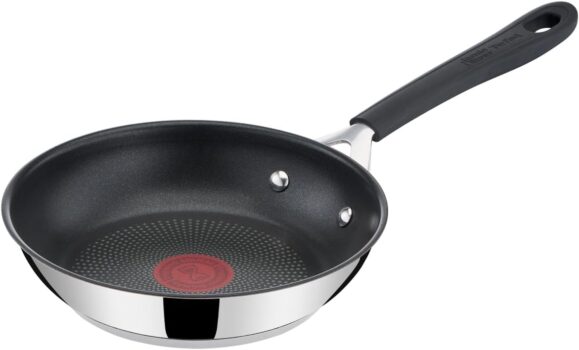 B0BWPG9333-Tefal Jamie Oliver Frigideira 20cm Inox Indução Titanium Thermo-Signal