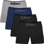 B0F3DHSK8K-Zorba Cueca Boxer Algodão Sem Costura Kit 4 Unidades