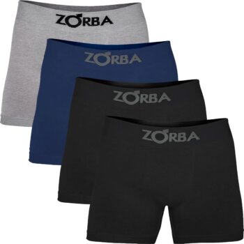 B0F3DHSK8K-Zorba Cueca Boxer Algodão Sem Costura Kit 4 Unidades