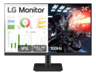 MLB38017111-LG Monitor Gamer 24MS500-B 24 Pol IPS Full HD 100Hz Ajuste Inclinação