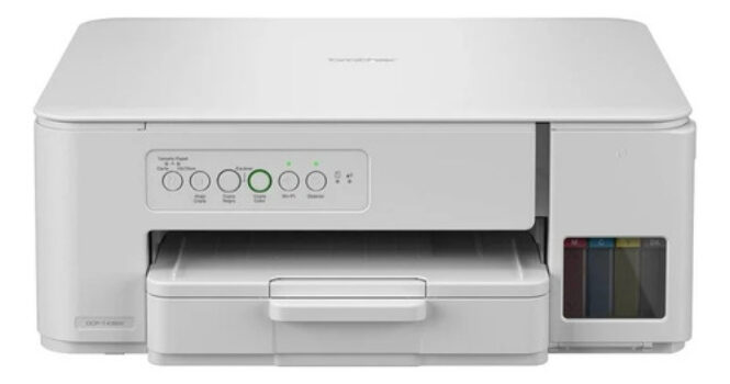 MLB48882879-Brother DCP-T436W Multifuncional Tanque de Tinta Colorida Wi-Fi USB Bivolt