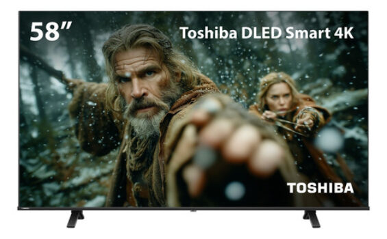 MLB52849206-Toshiba Smart TV DLED 4K 58" Vidaa com Wi-Fi