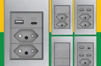 1005005731411833-DELEFU Tomada Vidro USB-C 20W + TV/Cat6