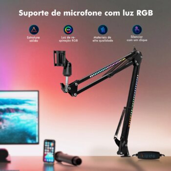 1005008677819971-Suporte Microfone Braço Articulado RGB